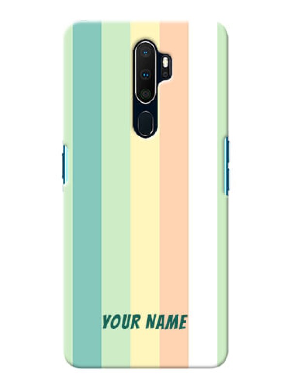 Custom Oppo A5 2020 Back Covers: Multi-colour Stripes Design