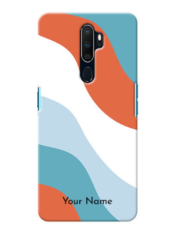 Custom Oppo A5 2020 Mobile Back Covers: coloured Waves Design