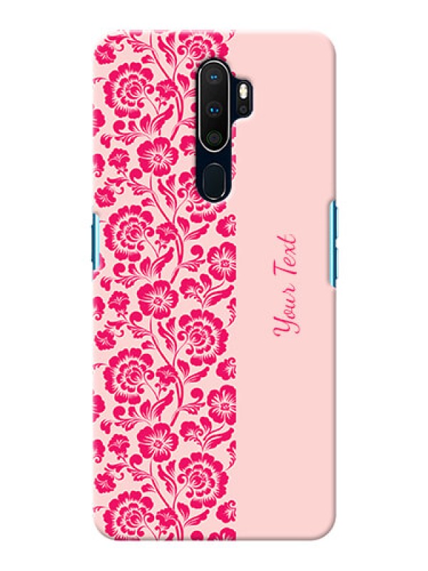 Custom Oppo A5 2020 Phone Back Covers: Attractive Floral Pattern Design