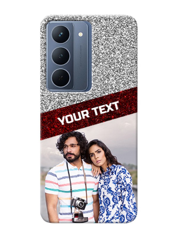 Custom Oppo A5 5G Custom Hard Phone Case - Image Holder With Glitter Strip Design