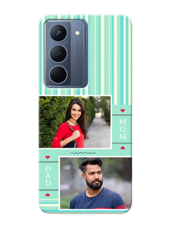 Custom Oppo A5 5G Custom Hard Phone Case - Mom & Dad Pic Design