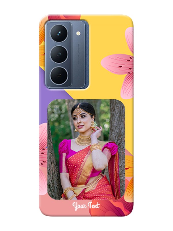 Custom Oppo A5 5G Custom Hard Phone Case - 3 Image With Vintage Floral Design