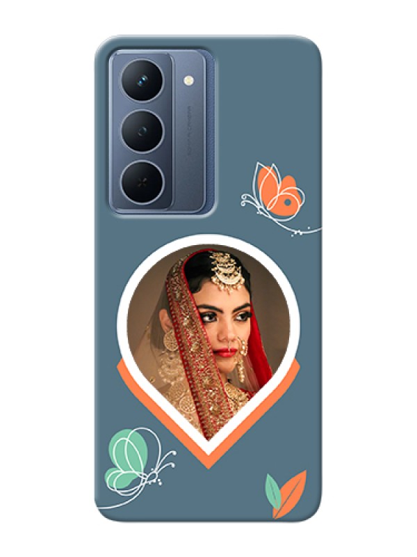 Custom Oppo A5 5G Custom Hard Phone Case - Droplet Butterflies Design