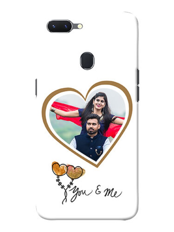 Custom Oppo A5 customized phone cases: You & Me Design