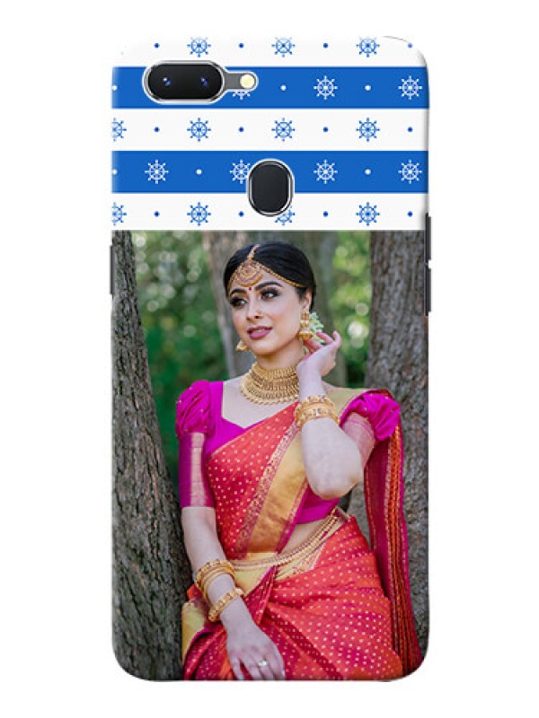 Custom Oppo A5 custom mobile covers: Snow Pattern Design