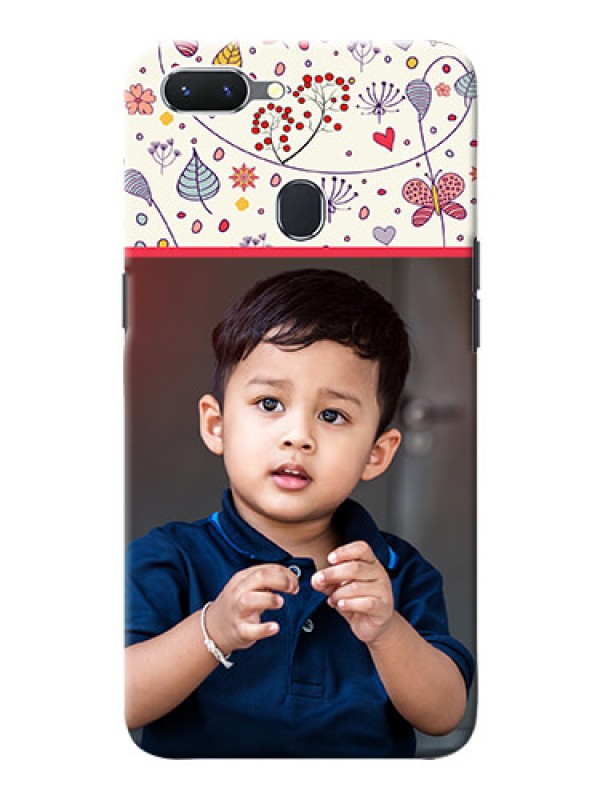 Custom Oppo A5 phone back covers: Premium Floral Design