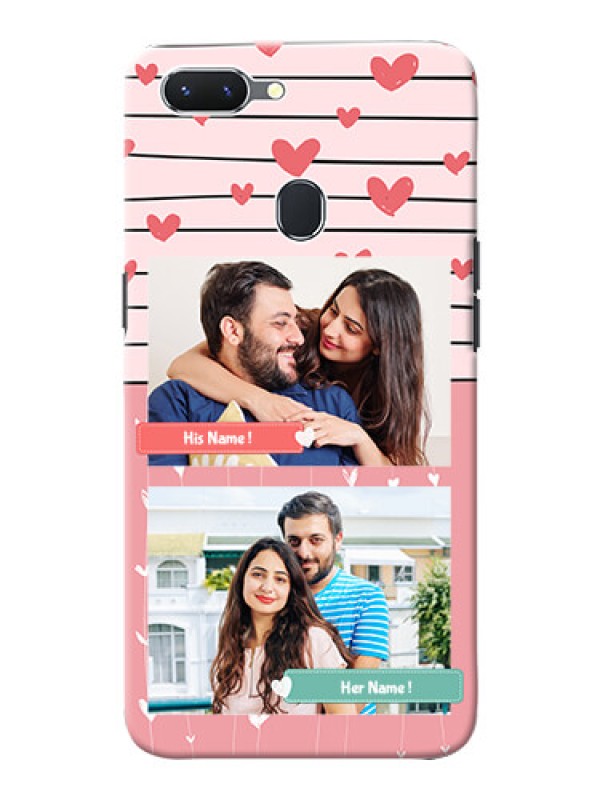 Custom Oppo A5 custom mobile covers: Photo with Heart Design