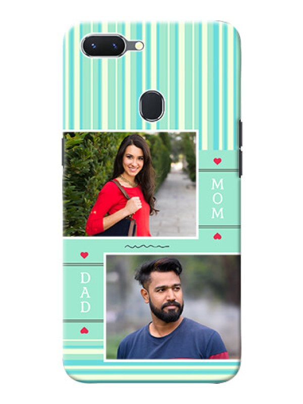 Custom Oppo A5 custom mobile phone covers: Mom & Dad Pic Design