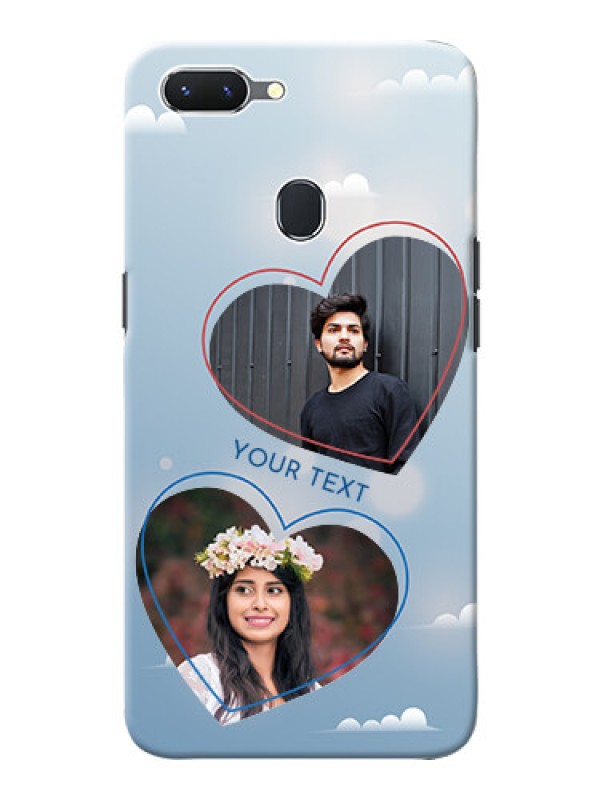 Custom Oppo A5 Phone Cases: Blue Color Couple Design 