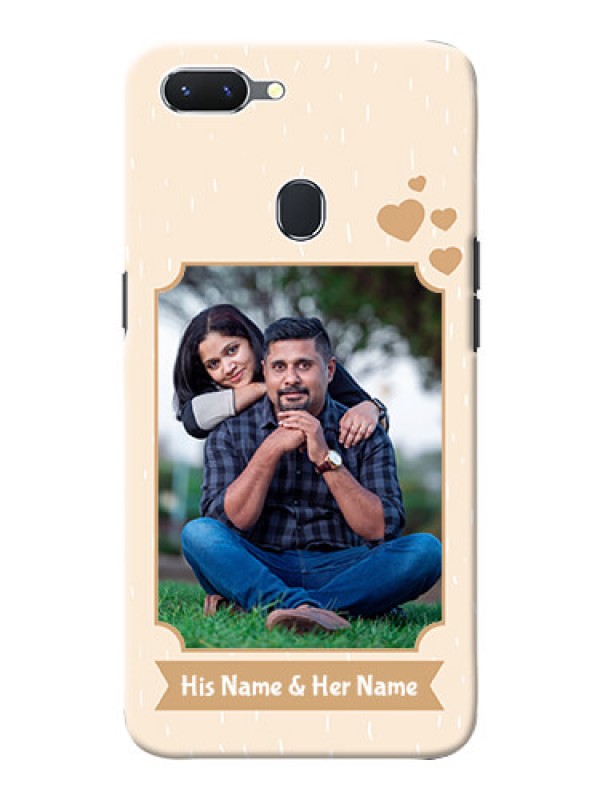 Custom Oppo A5 mobile phone cases with confetti love design 
