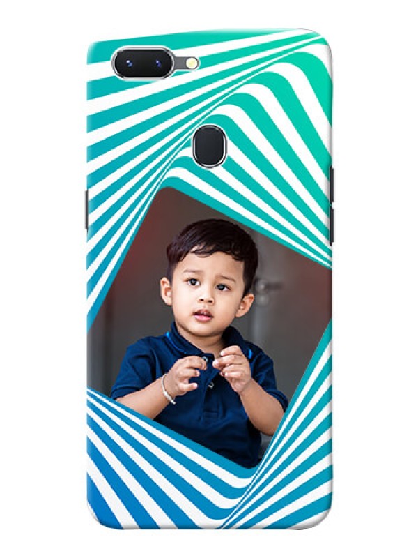 Custom Oppo A5 Personalised Mobile Covers: Abstract Spiral Design