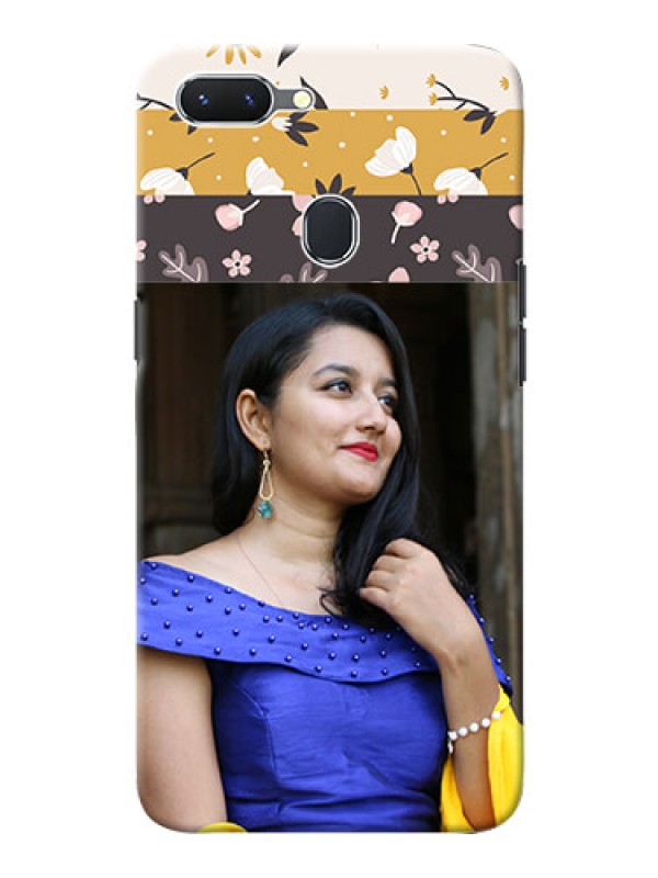 Custom Oppo A5 mobile cases online: Stylish Floral Design