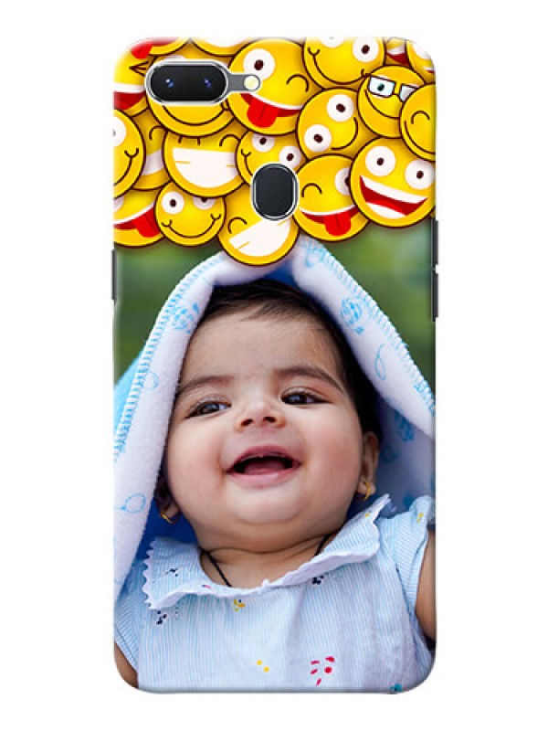 Custom Oppo A5 Custom Phone Cases with Smiley Emoji Design