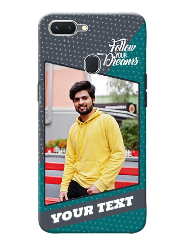 Custom Oppo A5 Back Covers: Background Pattern Design with Quote