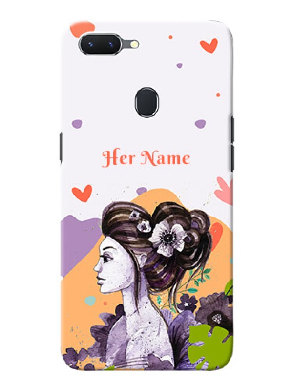 Custom Oppo A5 Custom Mobile Case with Woman And Nature Design