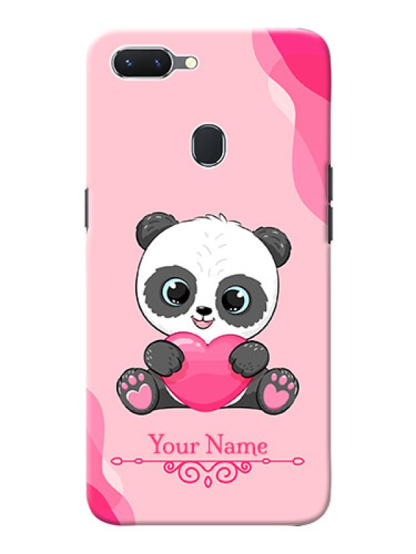 Custom Oppo A5 Mobile Back Covers: Cute Panda Design