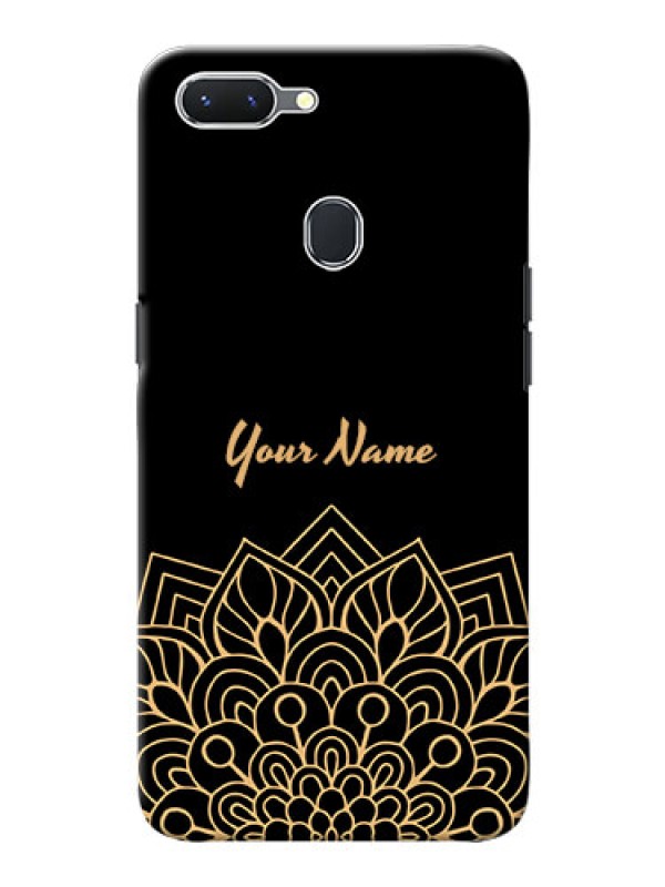 Custom Oppo A5 Back Covers: Golden mandala Design