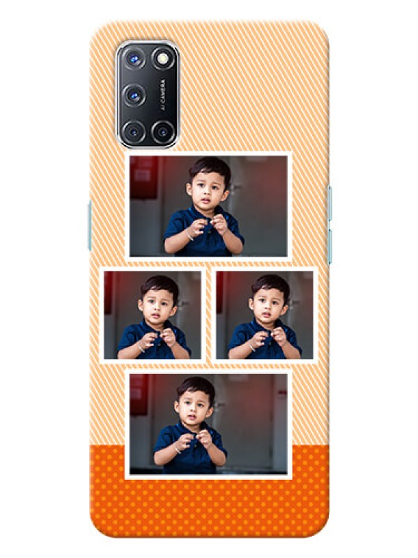 Custom Oppo A52 Mobile Back Covers: Bulk Photos Upload Design