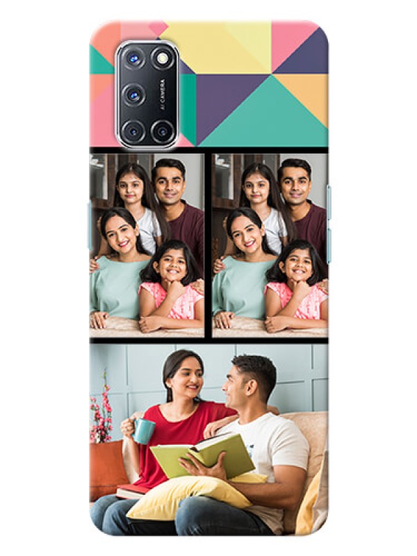 Custom Oppo A52 personalised phone covers: Bulk Pic Upload Design