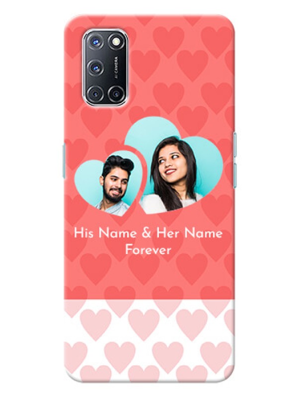 Custom Oppo A52 personalized phone covers: Couple Pic Upload Design