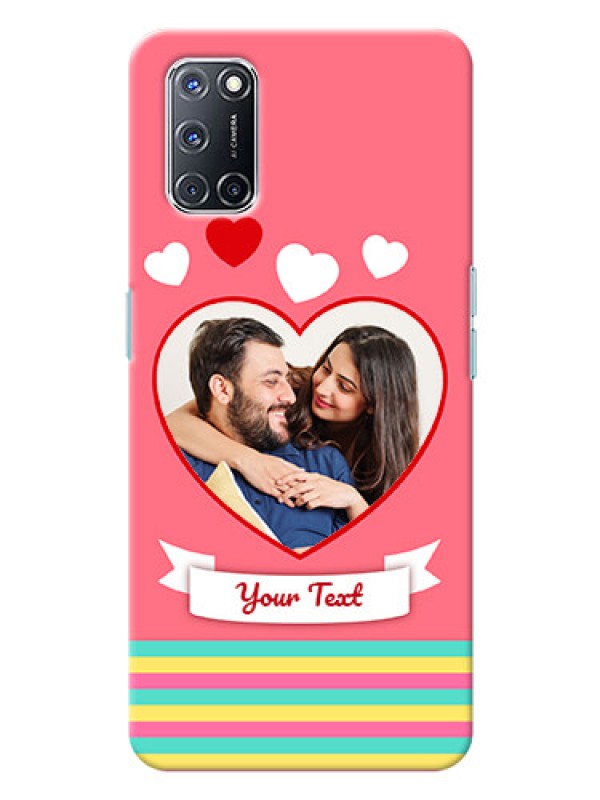 Custom Oppo A52 Personalised mobile covers: Love Doodle Design