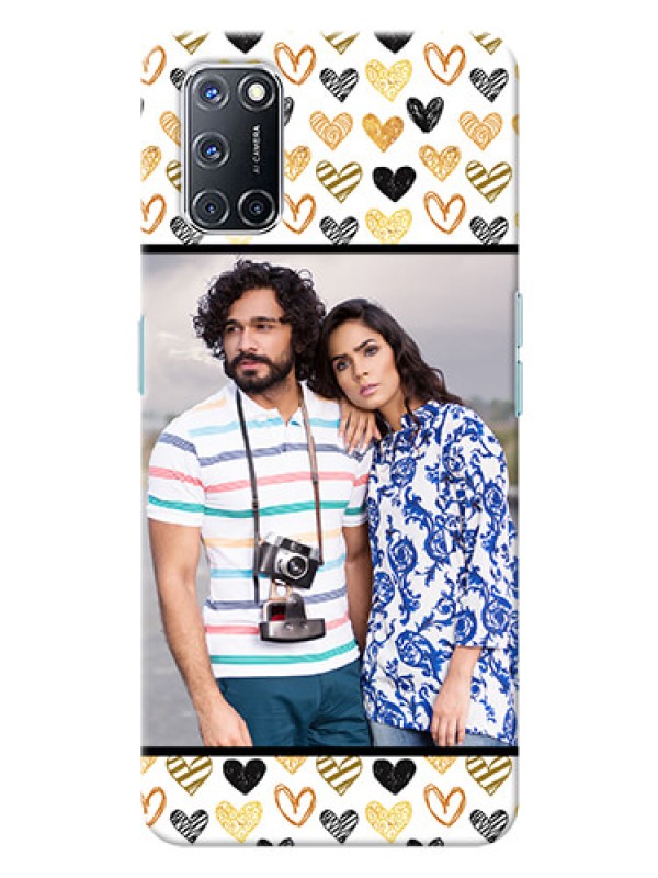 Custom Oppo A52 Personalized Mobile Cases: Love Symbol Design