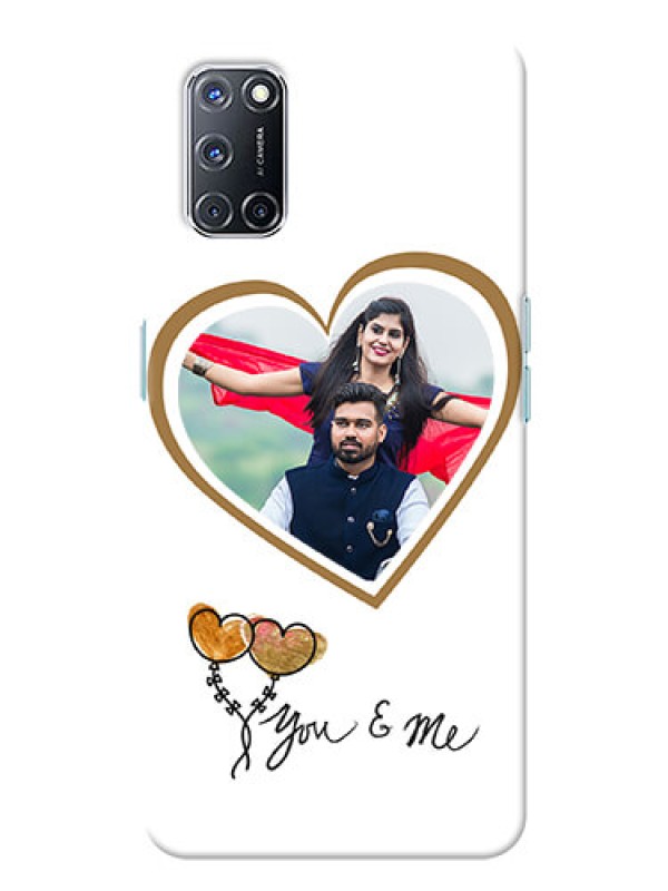 Custom Oppo A52 customized phone cases: You & Me Design