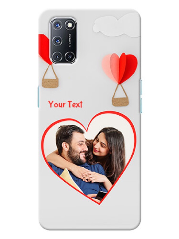 Custom Oppo A52 Phone Covers: Parachute Love Design