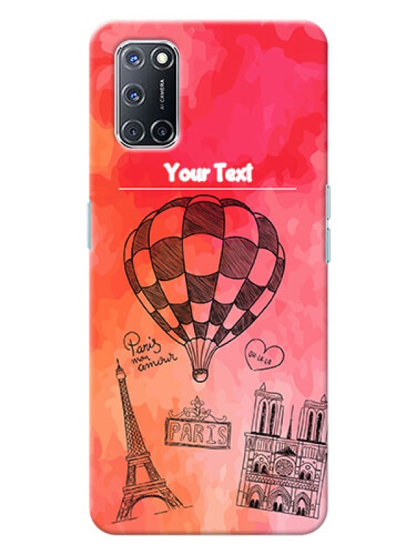 Custom Oppo A52 Personalized Mobile Covers: Paris Theme Design