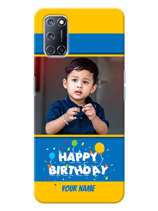 Custom Oppo A52 Mobile Back Covers Online: Birthday Wishes Design