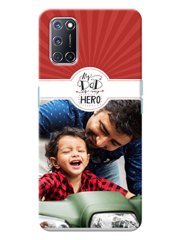Custom Oppo A52 custom mobile phone cases: My Dad Hero Design