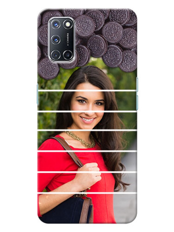 Custom Oppo A52 Custom Mobile Covers with Oreo Biscuit Design