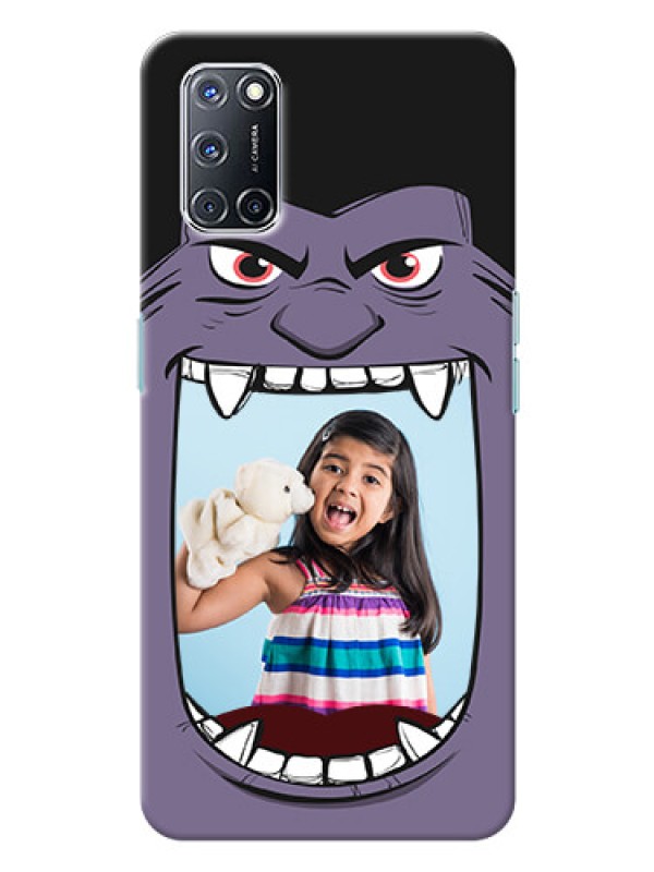 Custom Oppo A52 Personalised Phone Covers: Angry Monster Design