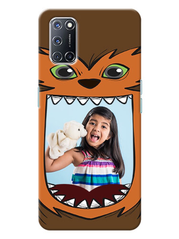 Custom Oppo A52 Phone Covers: Owl Monster Back Case Design
