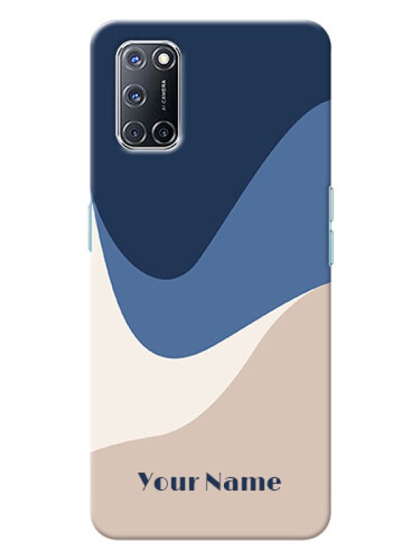 Custom Oppo A52 Back Covers: Abstract Drip Art Design