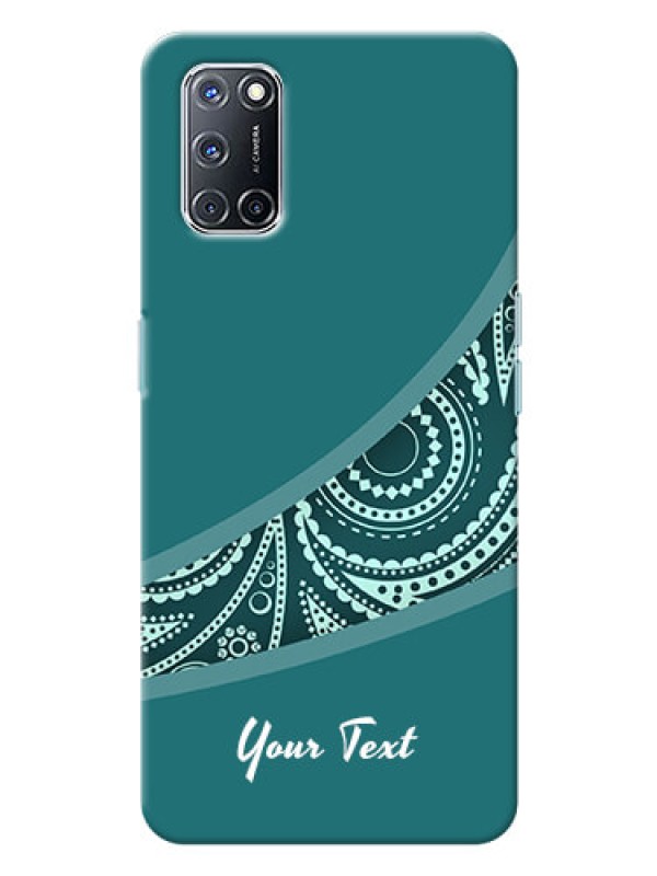 Custom Oppo A52 Custom Phone Covers: semi visible floral Design