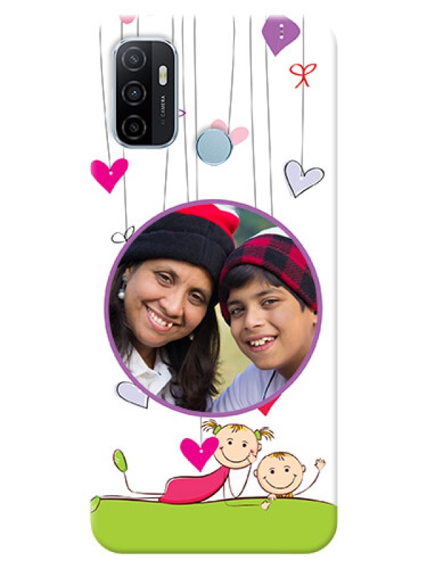 Custom Oppo A53 Mobile Cases: Cute Kids Phone Case Design