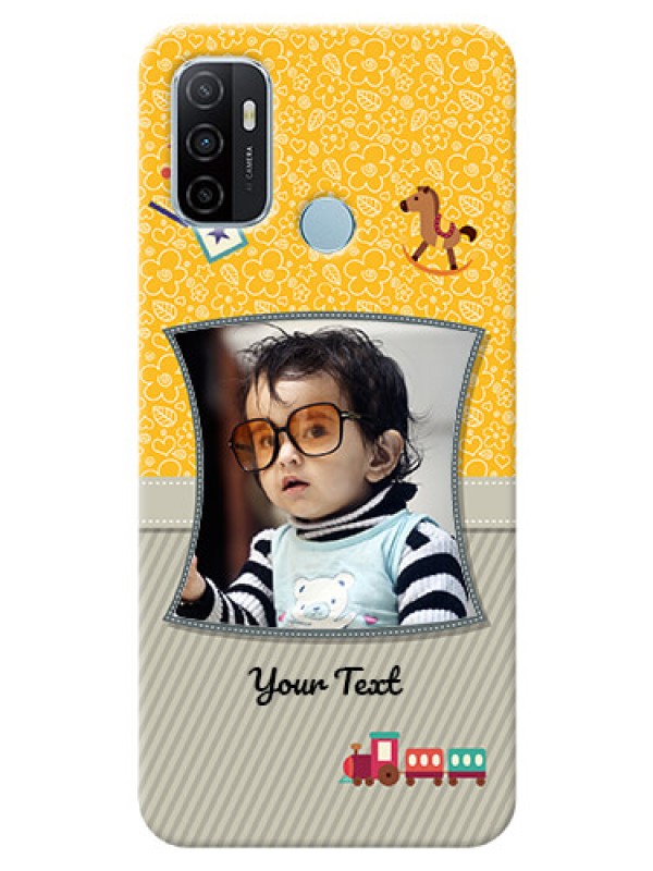 Custom Oppo A53 Mobile Cases Online: Baby Picture Upload Design