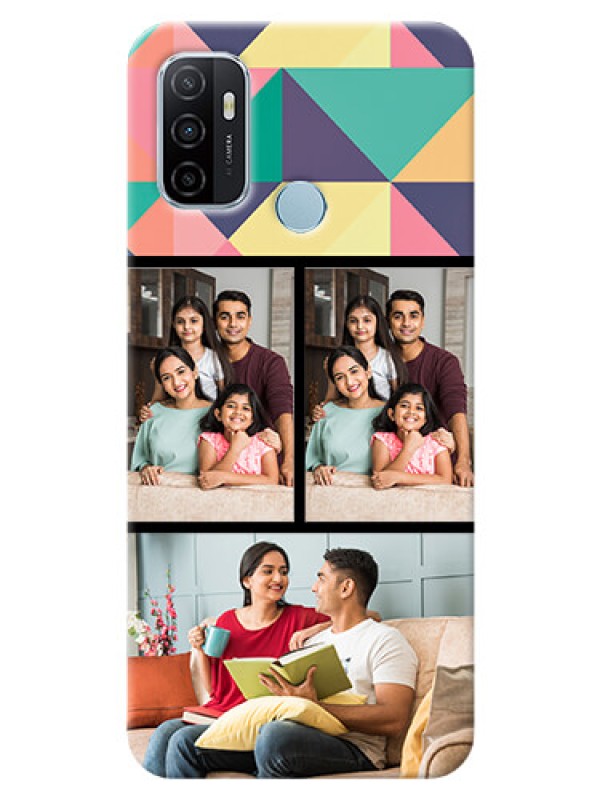 Custom Oppo A53 personalised phone covers: Bulk Pic Upload Design