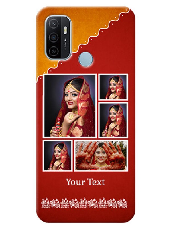 Custom Oppo A53 customized phone cases: Wedding Pic Upload Design