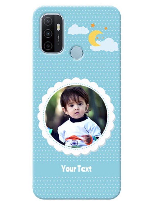 Custom Oppo A53 mobile cases online: violet Pattern Design