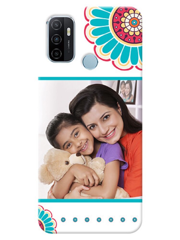 Custom Oppo A53 custom mobile phone cases: Flower Design