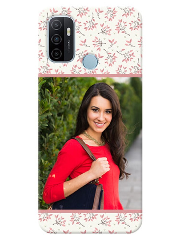 Custom Oppo A53 Back Covers: Premium Floral Design