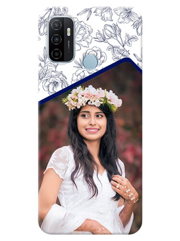 Custom Oppo A53 Phone Cases: Premium Floral Design