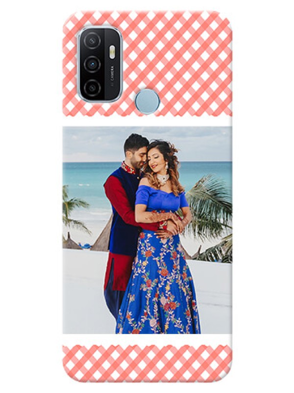 Custom Oppo A53 custom mobile cases: Pink Pattern Design