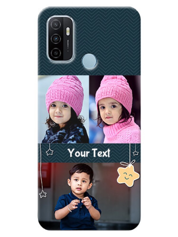 Custom Oppo A53 Mobile Back Covers Online: Hanging Stars Design
