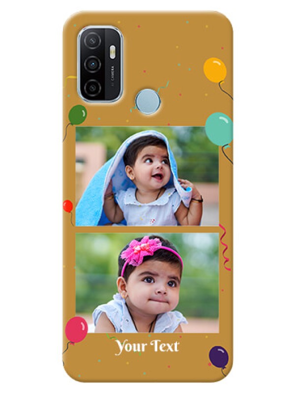 Custom Oppo A53 Phone Covers: Image Holder with Birthday Celebrations Design
