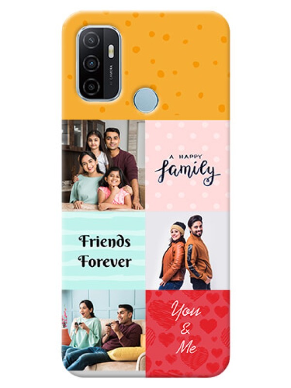Custom Oppo A53 Customized Phone Cases: Images with Quotes Design