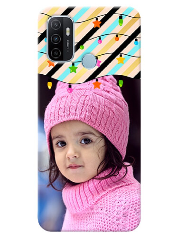 Custom Oppo A53 Personalized Mobile Covers: Lights Hanging Design