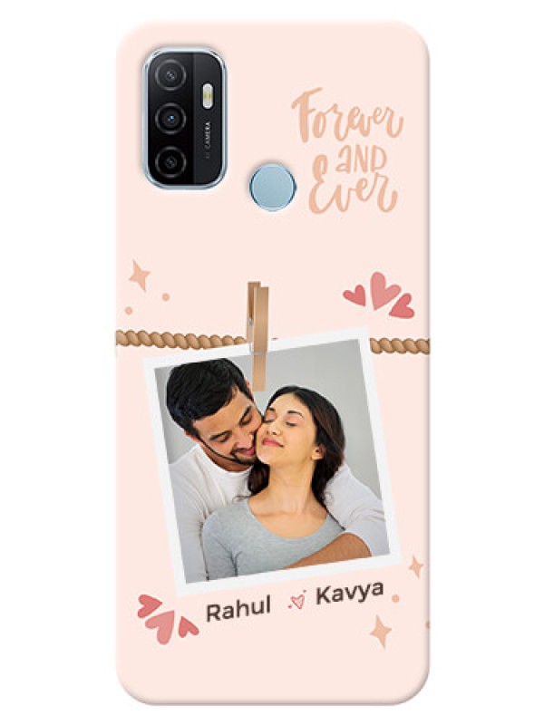 Custom Oppo A53 Phone Back Covers: Forever and ever love Design